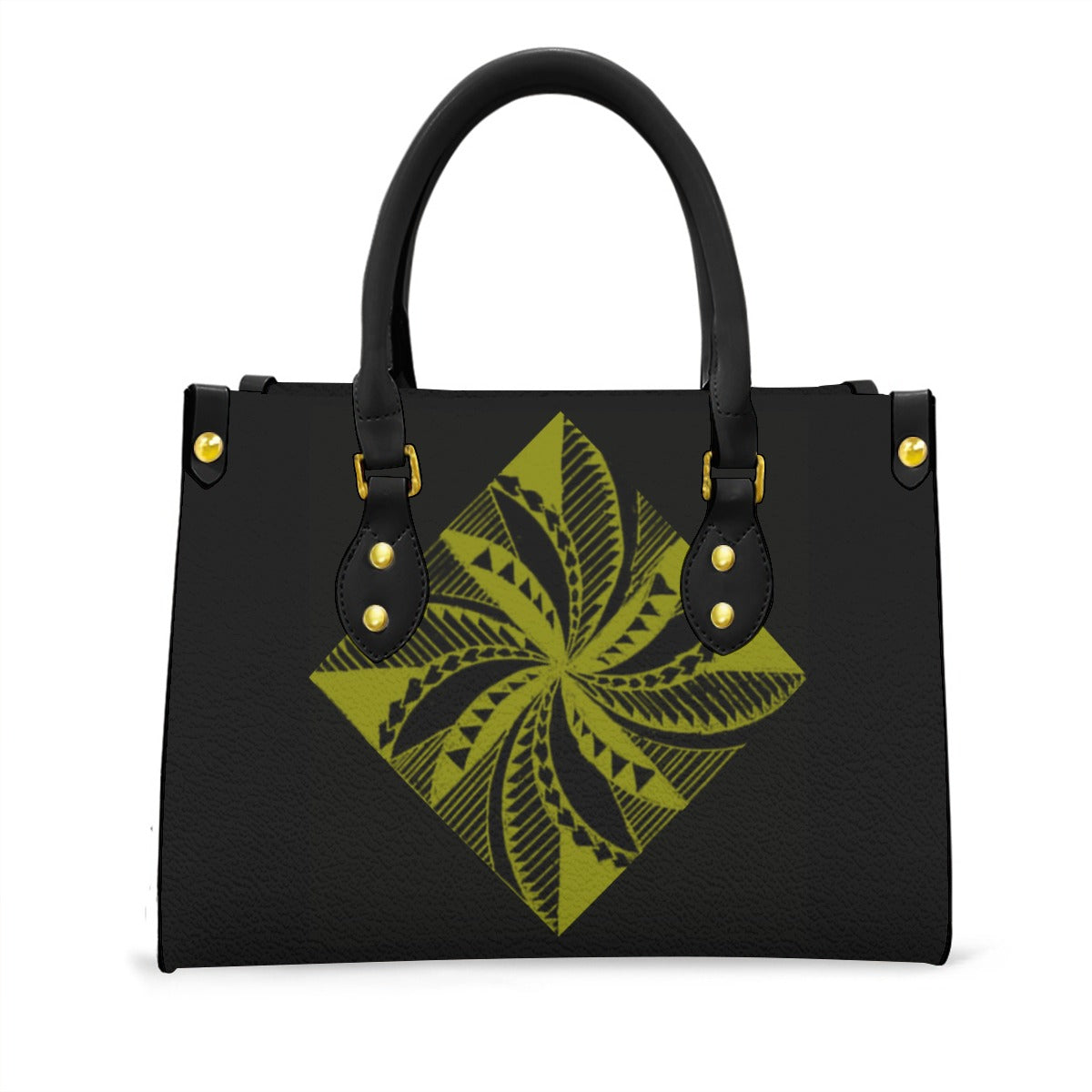 Tapa Signature Purse Diamond Green on Black