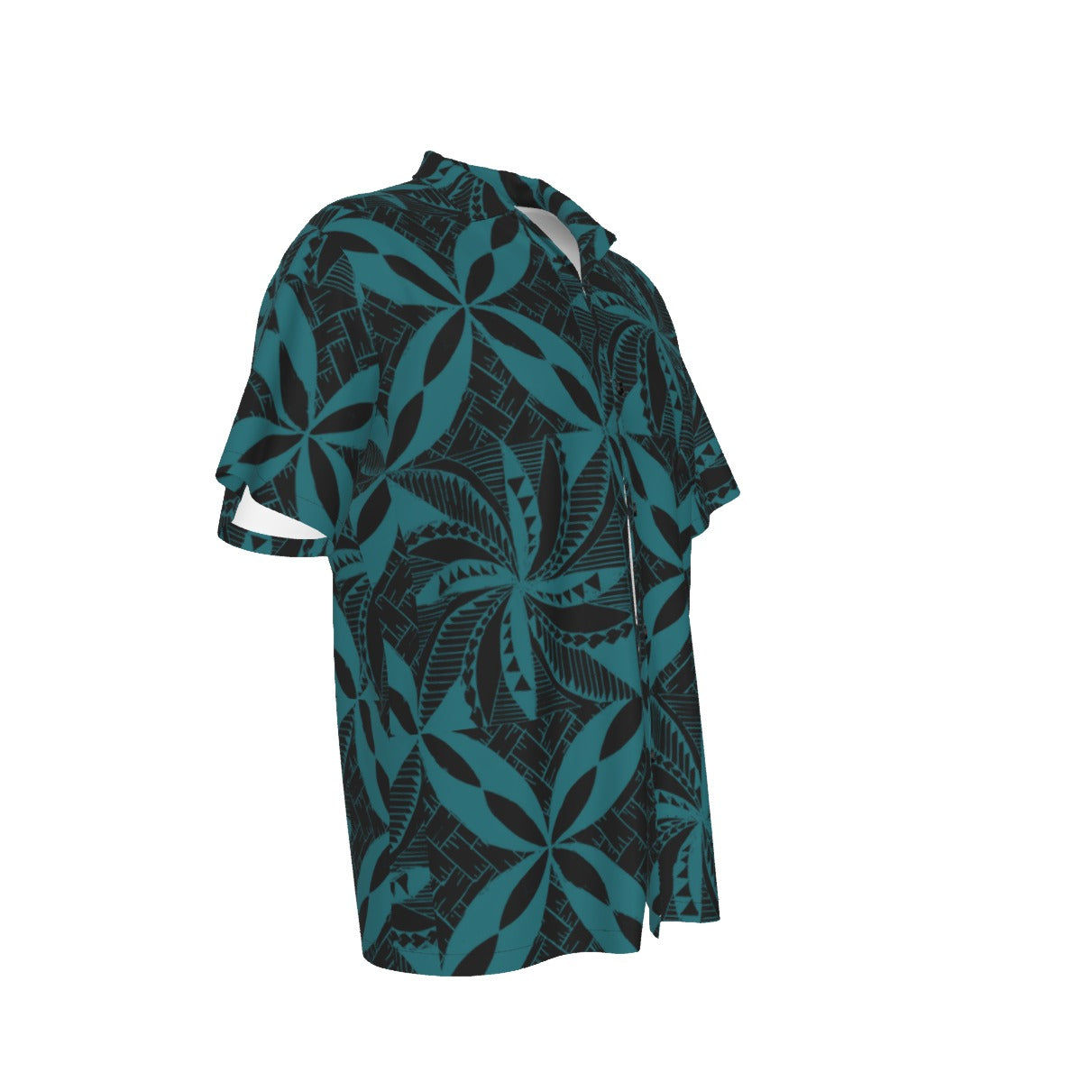 Tapa Men's Aloha Shirt Blue