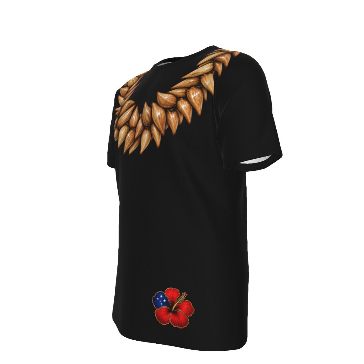 Ula Fala (Brown) Lei Tee Men's Black