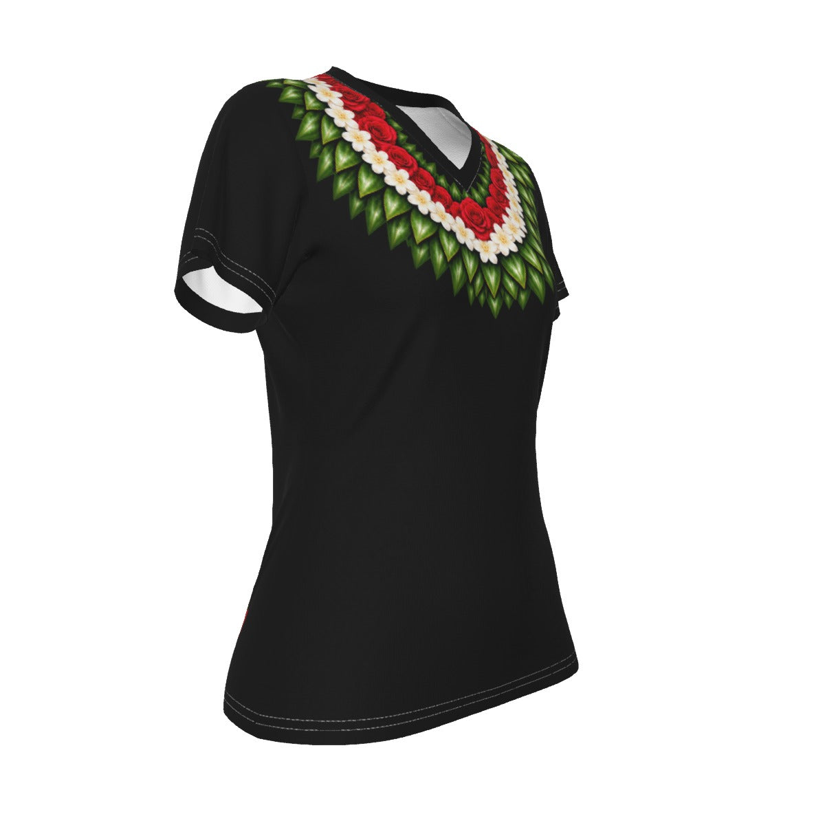 Royal Double Lei Tee Black