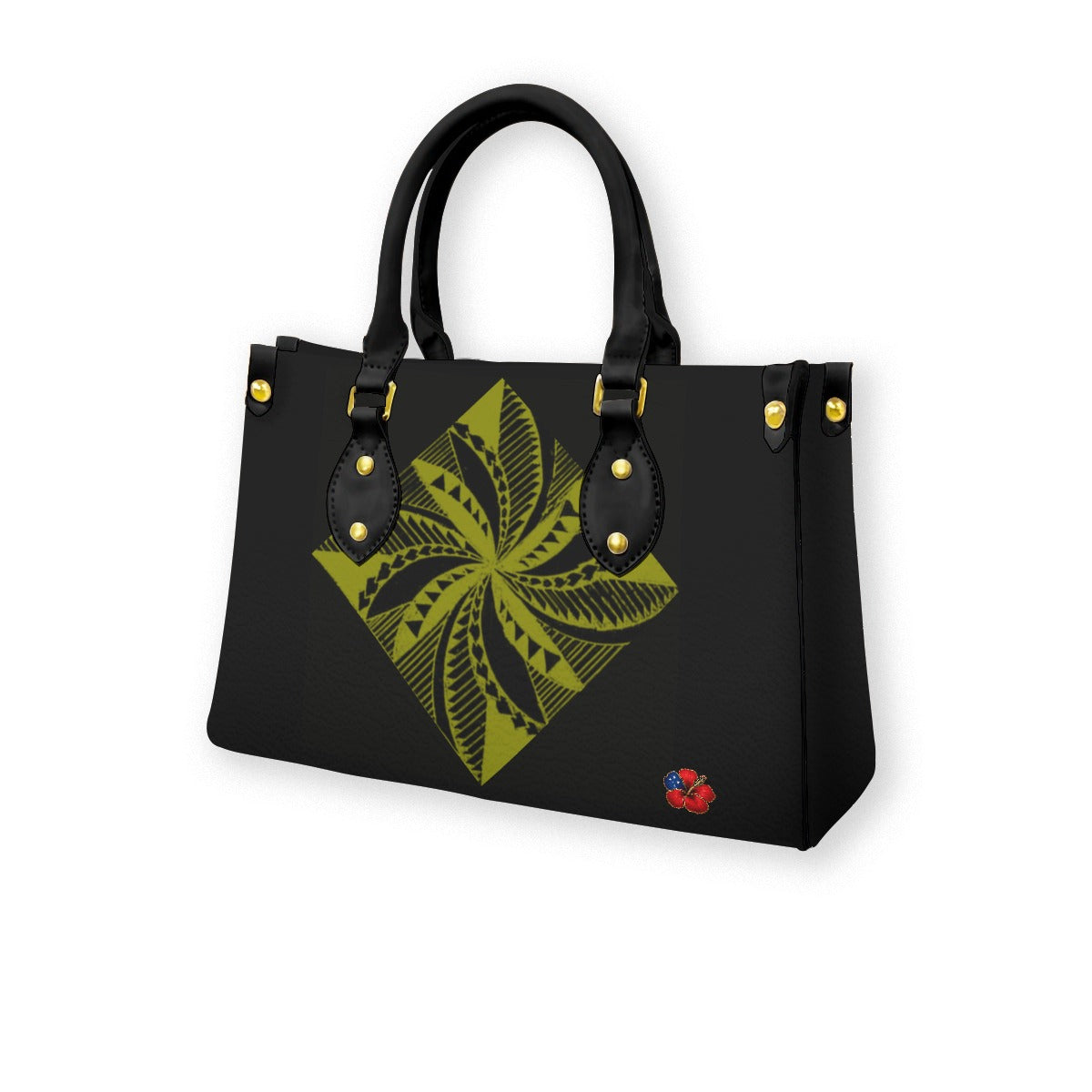 Tapa Signature Purse Diamond Green on Black