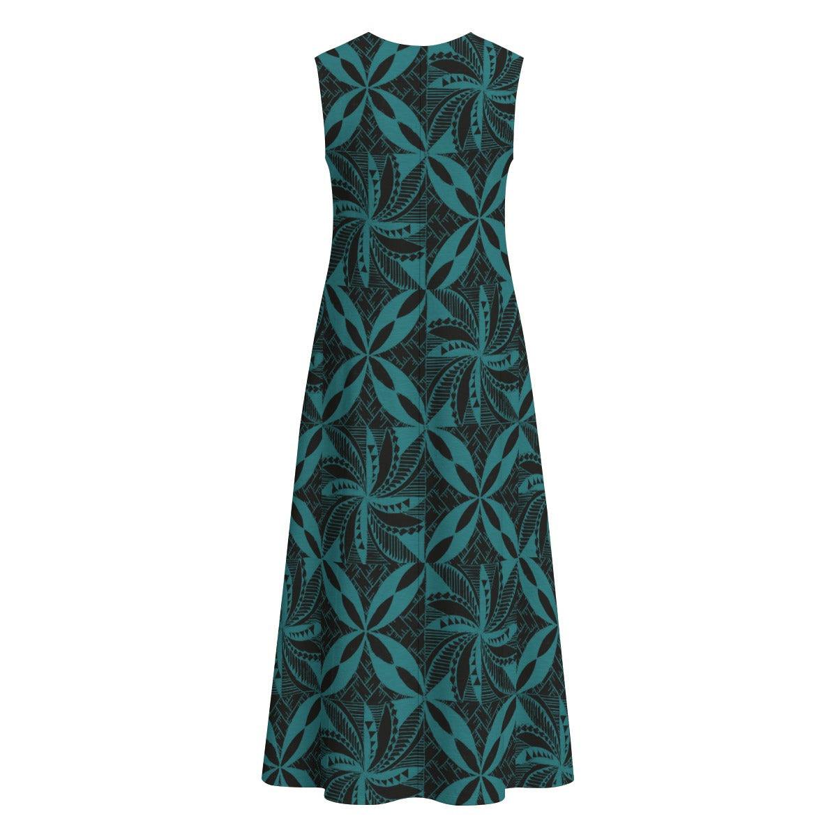 Tapa Dress Sleeveless with Pocket Blue