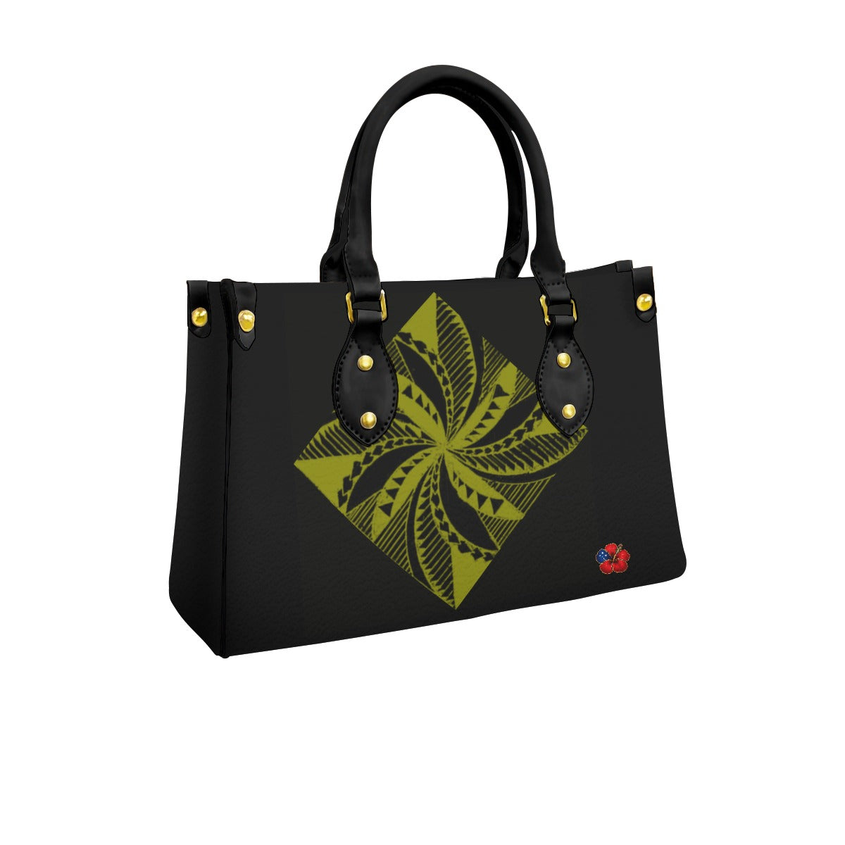 Tapa Signature Purse Diamond Green on Black