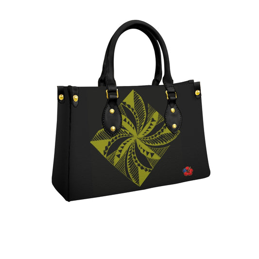 Tapa Signature Purse Diamond Green on Black