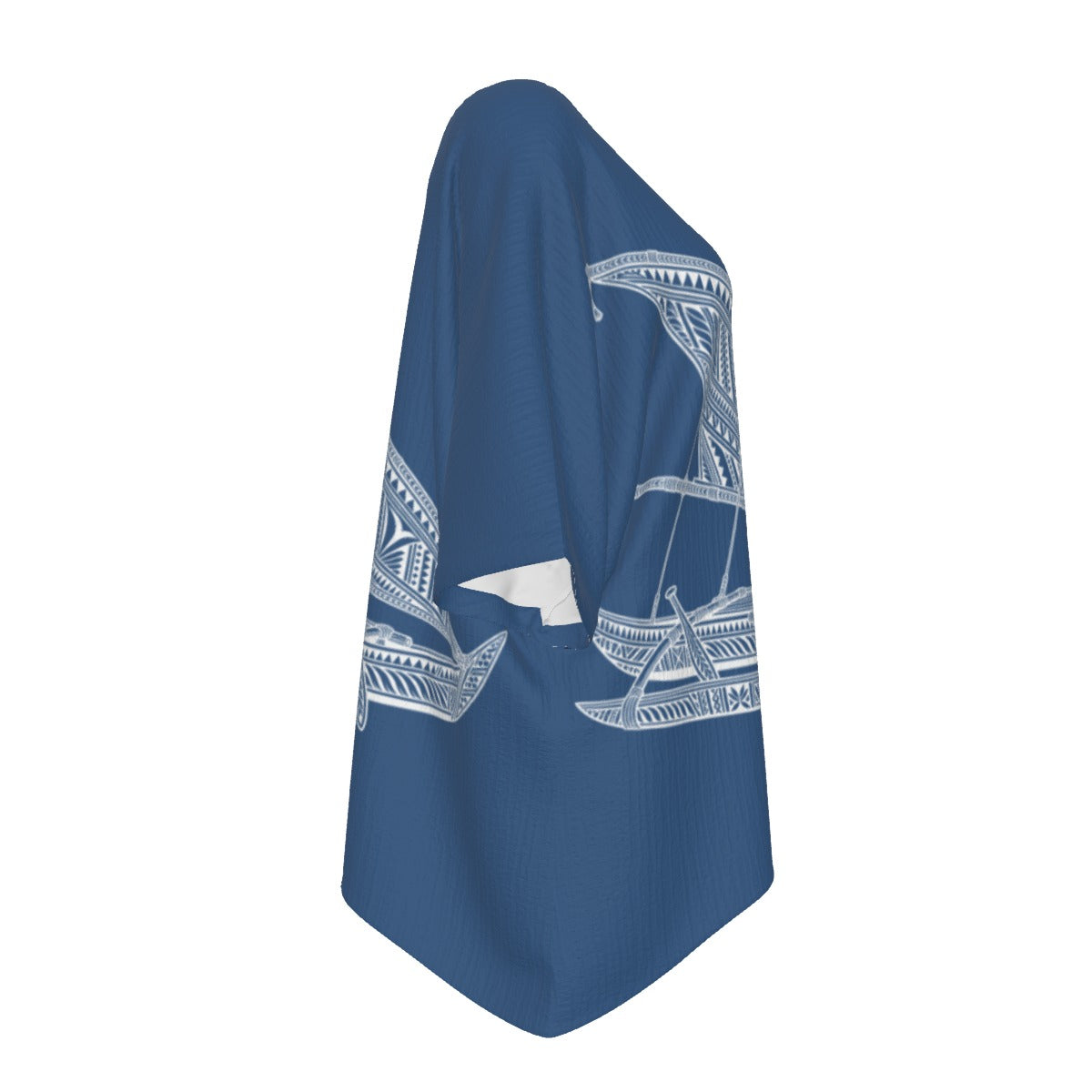 Va'a Tatau Tunic Tee Blue