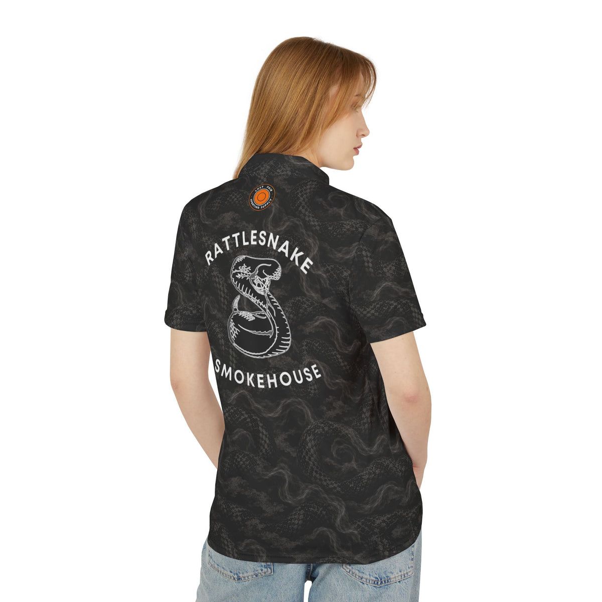 Rattlesnake Smokehouse Scales and Smoke Camo Polo